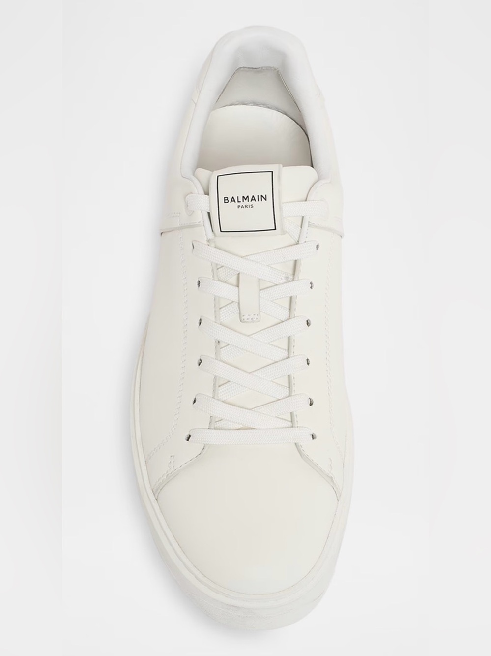 Balmain Men’s B Court White Low-Top Sneakers